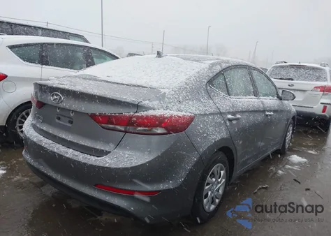 2017 Hyundai Elantra Se z USA, uszkodzony, nr VIN KMHD74LFXHU368013